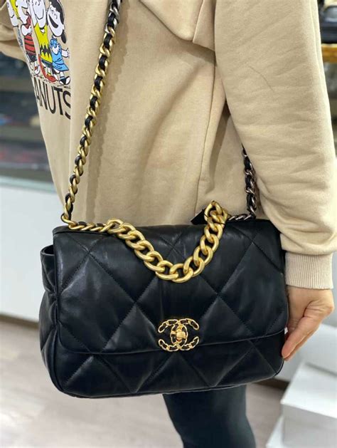 chanel 19 flap bag large|chanel 19 flap bag small.